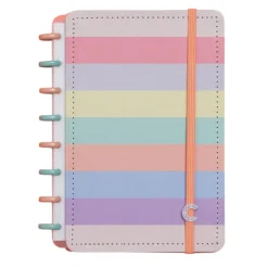 Caderno Inteligente Cadernos E Recargas|Cadernos De Disco > Caderno A5 Arco-Íris Pastel