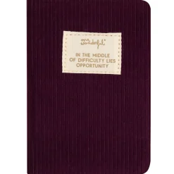 Sale Mr. Wonderful Caderno A6 - Aubergine In The Middle