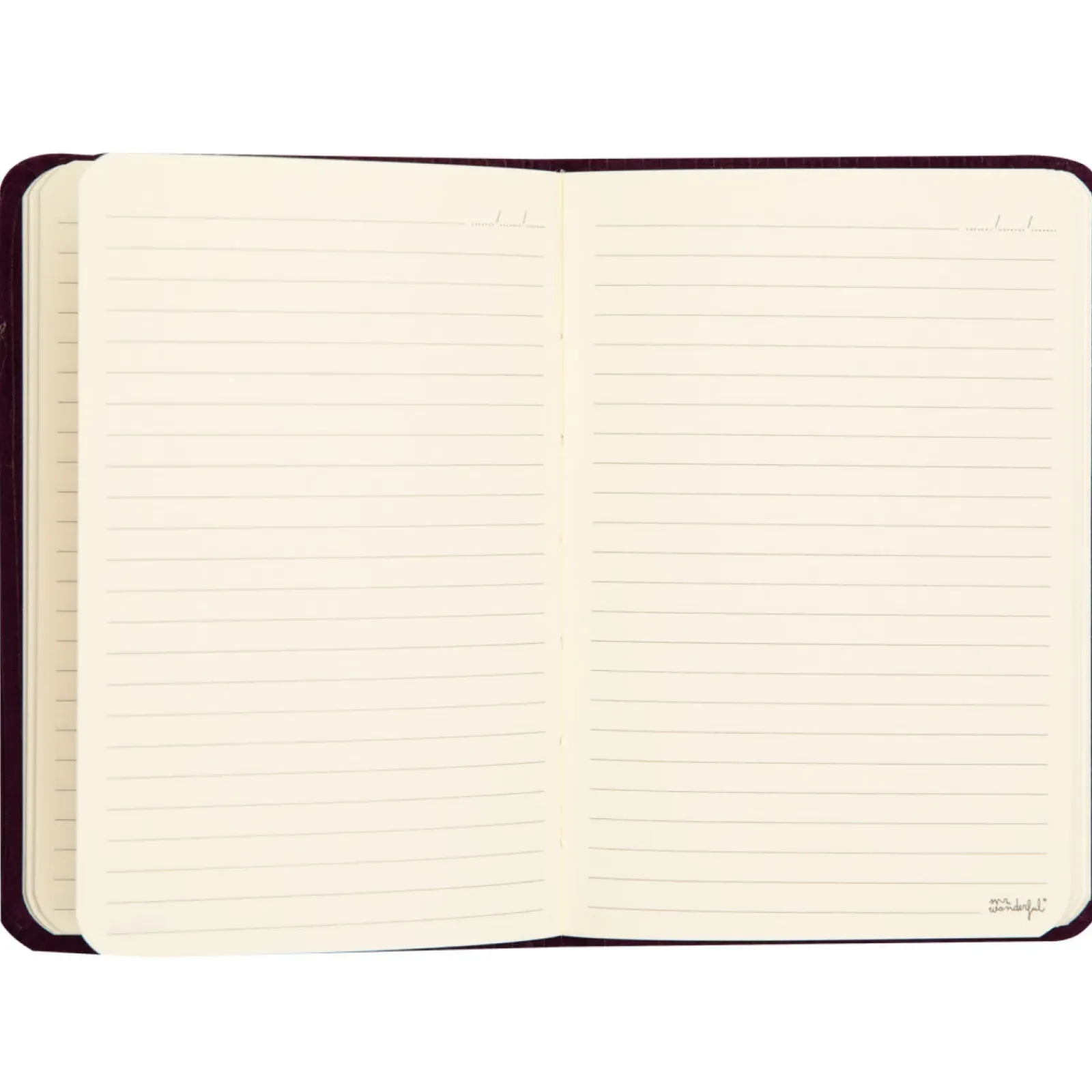 Sale Mr. Wonderful Caderno A6 - Aubergine In The Middle