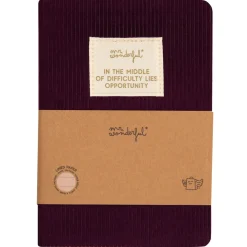 Discount Mr. Wonderful Caderno A5 - Aubergine In The Middle