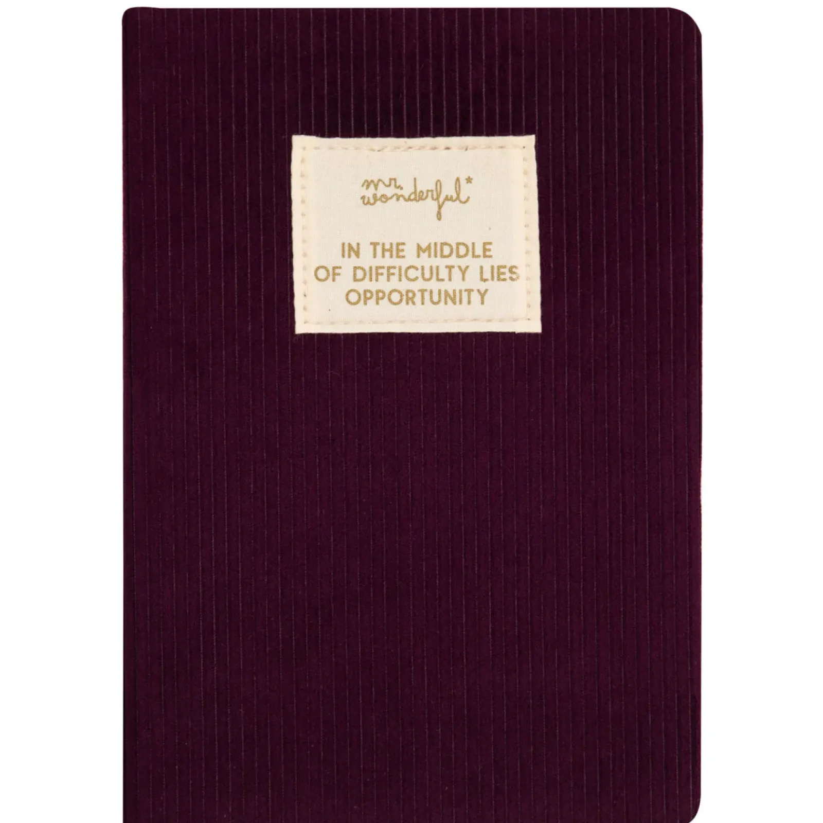 Discount Mr. Wonderful Caderno A5 - Aubergine In The Middle
