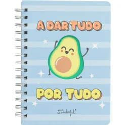 Mr. Wonderful Cadernos E Blocos > Caderno Abacate A Dar Tudo Por Tudo
