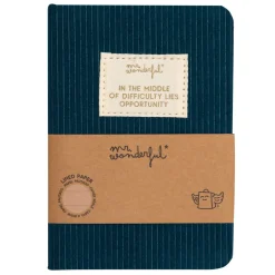 Mr. Wonderful Papel De Impressão > Caderno A6 - Blue In The Middle