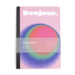 Helio Ferretti Cadernos E Blocos > Caderno A5 - Bonjour Rosa