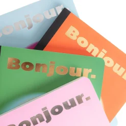 Helio Ferretti Cadernos E Blocos > Caderno A5 - Bonjour Rosa