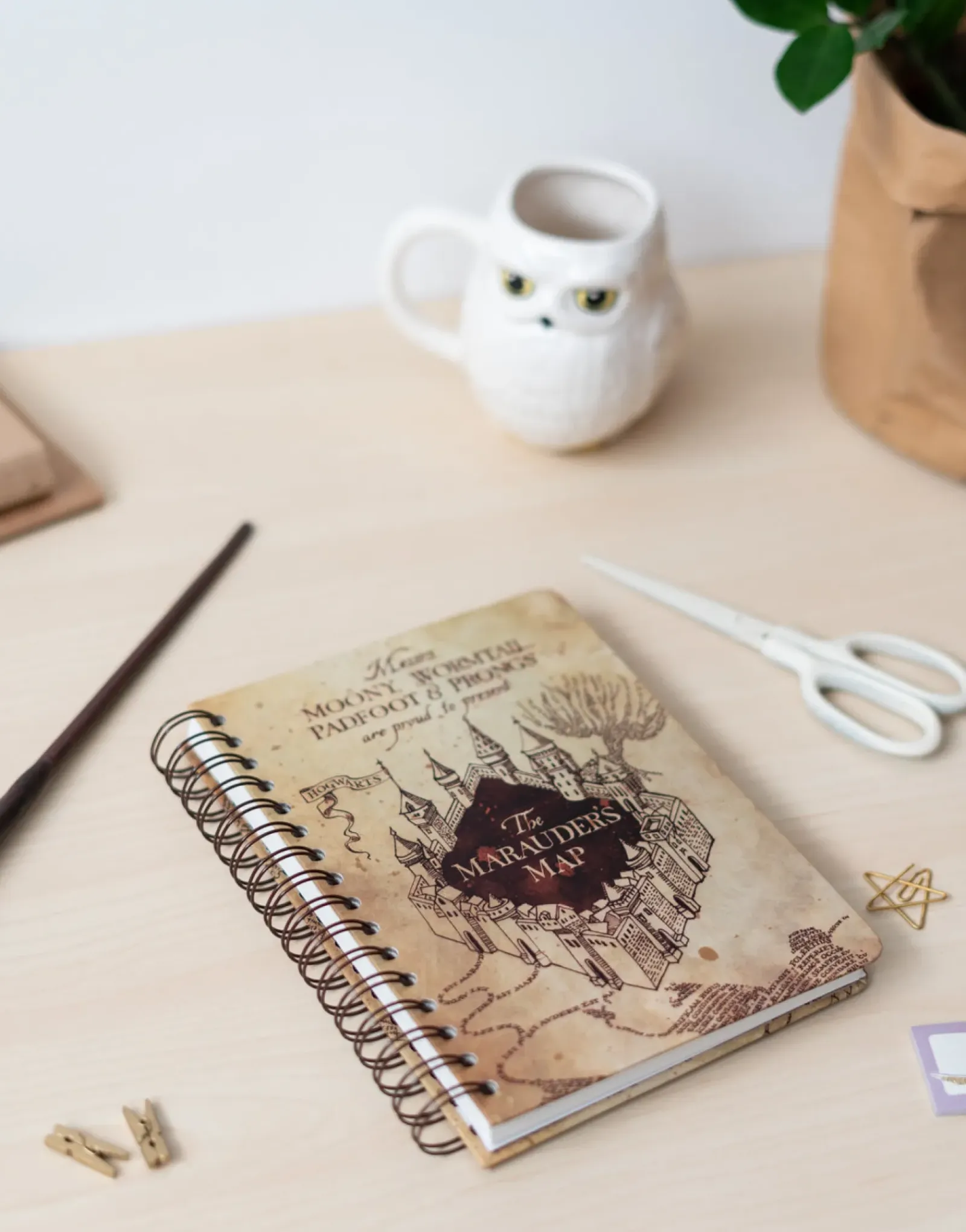Harry Potter Cadernos E Blocos > Caderno A5 Bullet - The Marauder's Map