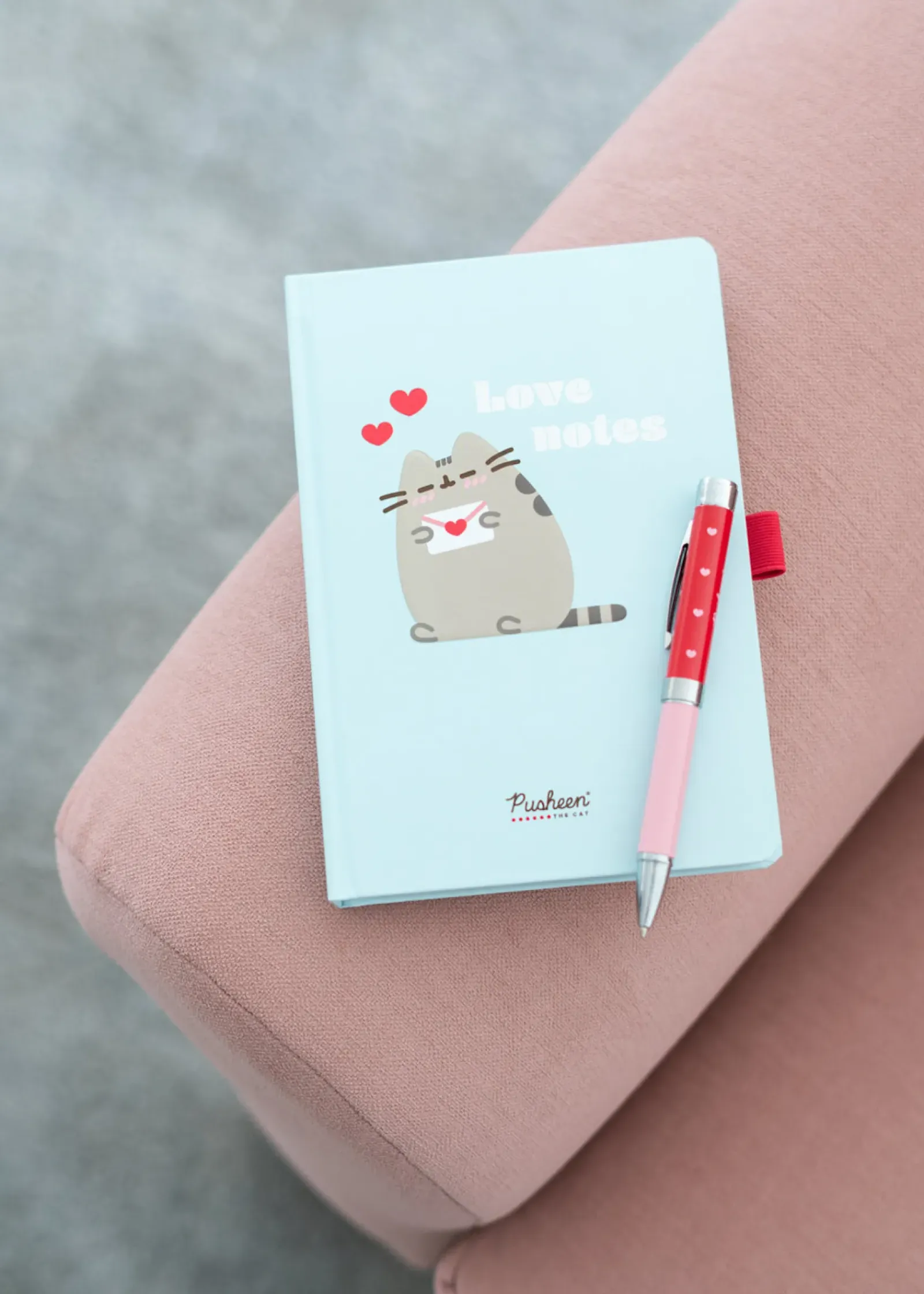 Pusheen Cadernos E Blocos > Caderno A5 Com Caneta - Purrfect