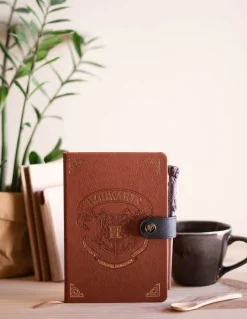 New Harry Potter Caderno A5 com Caneta Varinha -