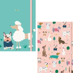 Do Art Cadernos E Blocos > Caderno A5 com Elástico Sortido - Puppies