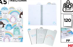 Discount Mp Caderno A5 C/Separadores - Arco-Íris