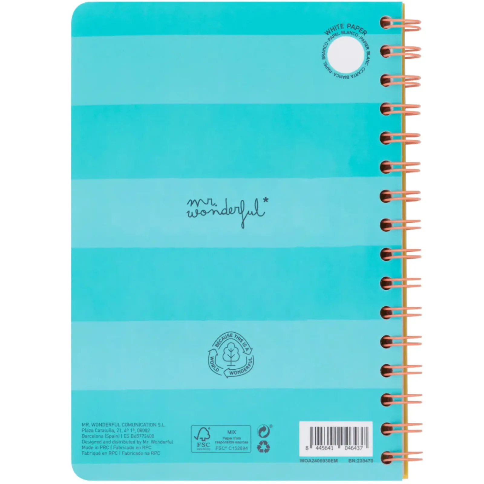 Mr. Wonderful Cadernos E Blocos > Caderno A5 3D - Dreaming And Creating