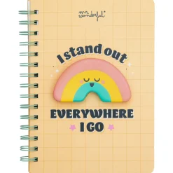 Mr. Wonderful Papel De Impressão > Caderno A5 3D - I Stand Out Everywhere