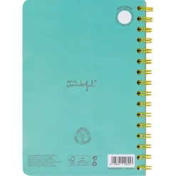 Best Mr. Wonderful Caderno A5 3D - Never Stop Dreaming