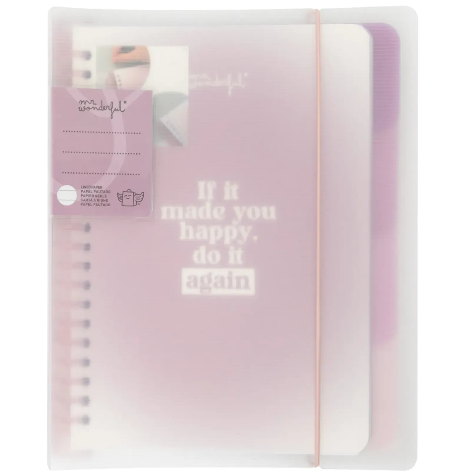Sale Mr. Wonderful Caderno A5 - Do It Again