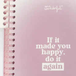 Sale Mr. Wonderful Caderno A5 - Do It Again