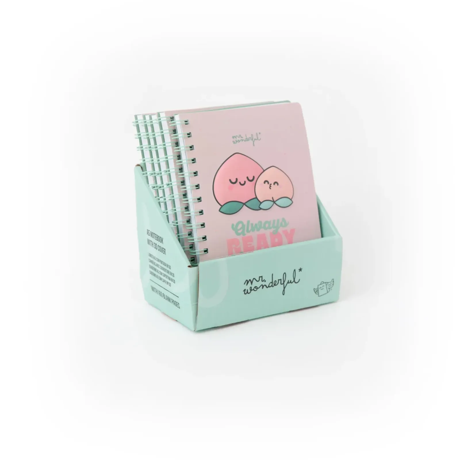 Hot Mr Wonderfull Caderno A5 3D - Pêssego