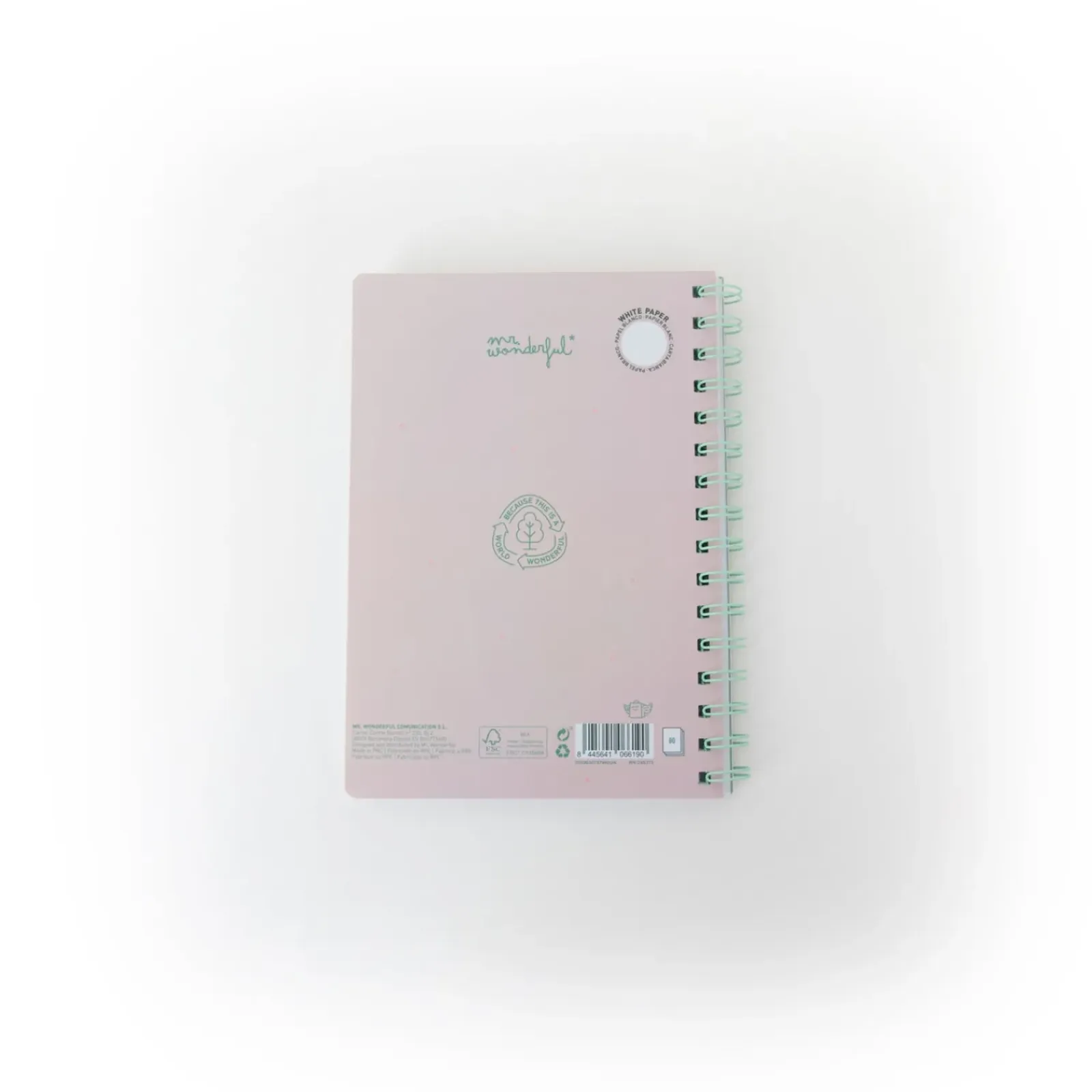 Hot Mr Wonderfull Caderno A5 3D - Pêssego