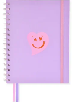 Best Sima Caderno A5 Espiral - Happy Days Purple