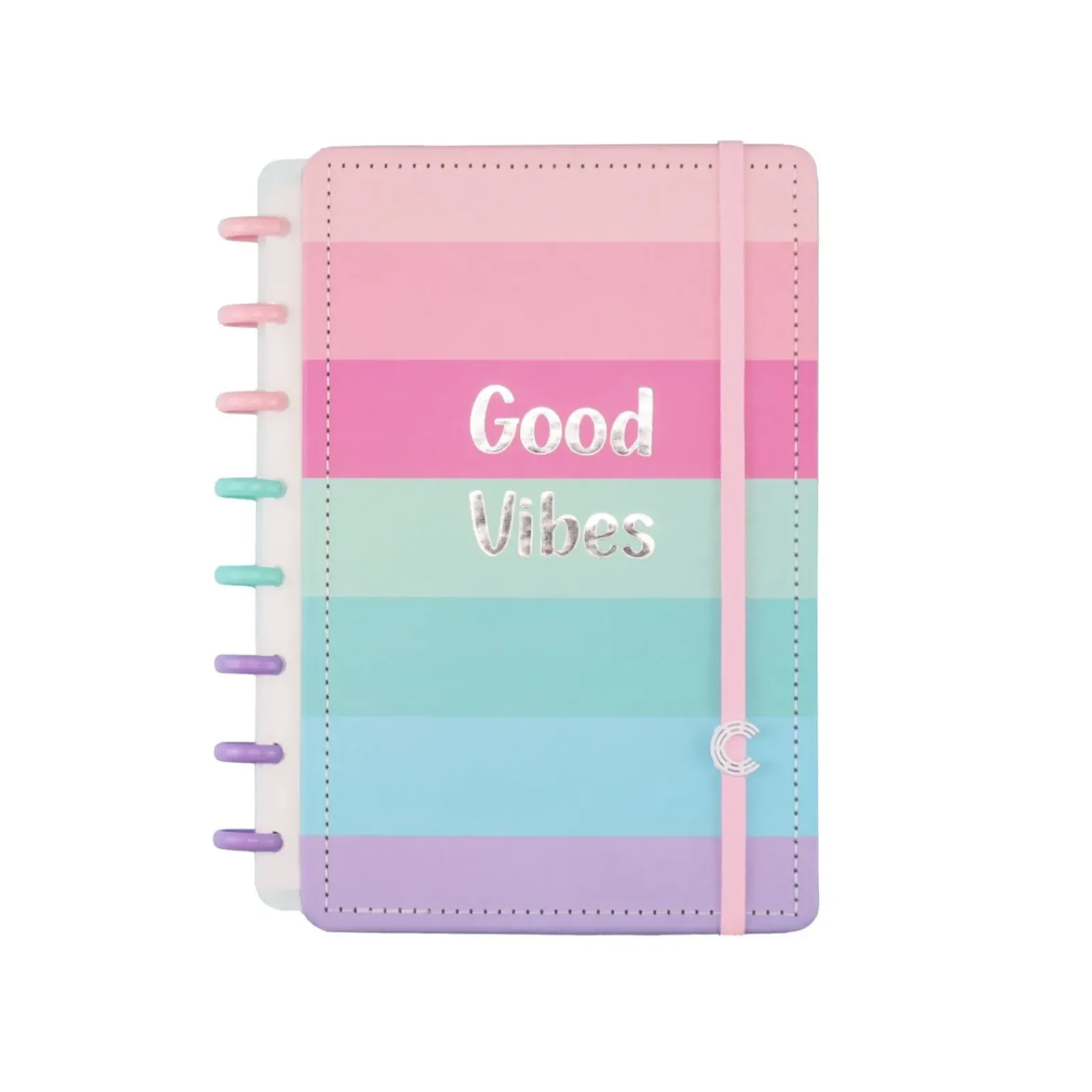Caderno Inteligente Cadernos E Recargas|Cadernos De Disco > Caderno A5 Good Vibes By Indy