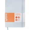 Note! Caderno Agrafado A5 Capa Dura Com Elástico Liso Pastel