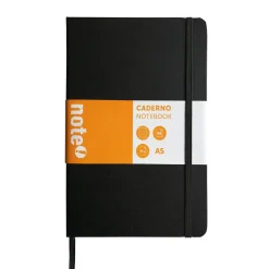 Note! Cadernos E Recargas > Caderno Agrafado A5 Capa Dura com Elástico