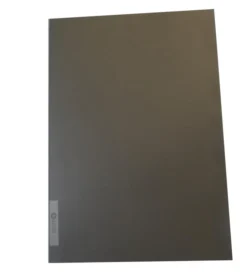 Discount Note! Caderno Agrafado A5 Capa Preta Com Plástico 80 Folhas