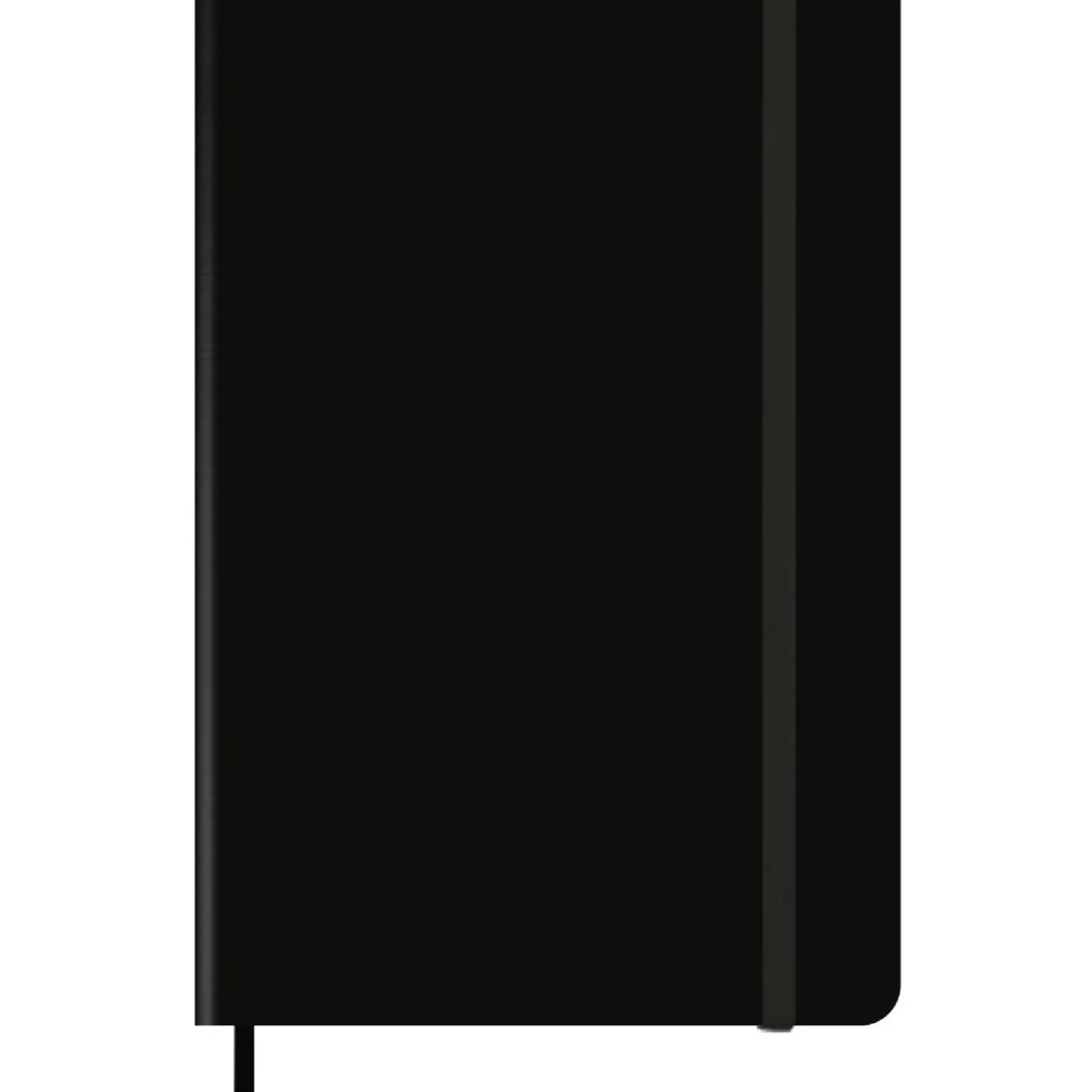 Note! Cadernos E Recargas > Caderno Agrafado A5 Capa Soft com Elástico Pautado Preto