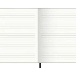 Note! Cadernos E Recargas > Caderno Agrafado A5 Capa Soft com Elástico Pautado Preto