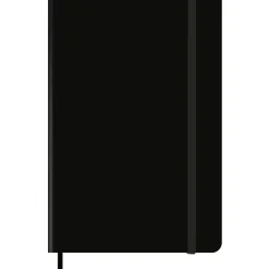 Note! Cadernos E Recargas > Caderno Agrafado A5 Capa Soft com Elástico Liso Preto