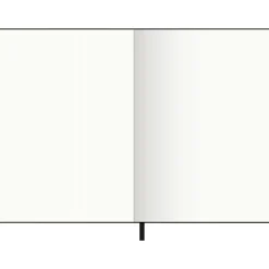 Note! Cadernos E Recargas > Caderno Agrafado A5 Capa Soft com Elástico Liso Preto