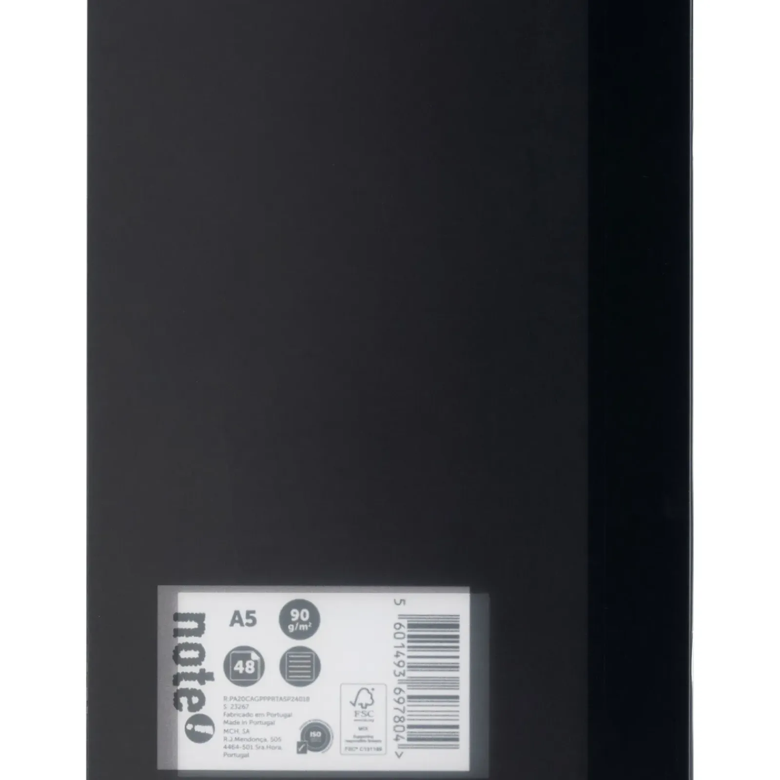 Best Note! Caderno Agrafado A5 Flex 48 Folhas 90g Pautado Preto