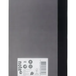 Clearance Note! Caderno Agrafado A5 Flex Pautado 48 Folhas 90g Quadriculado Preto