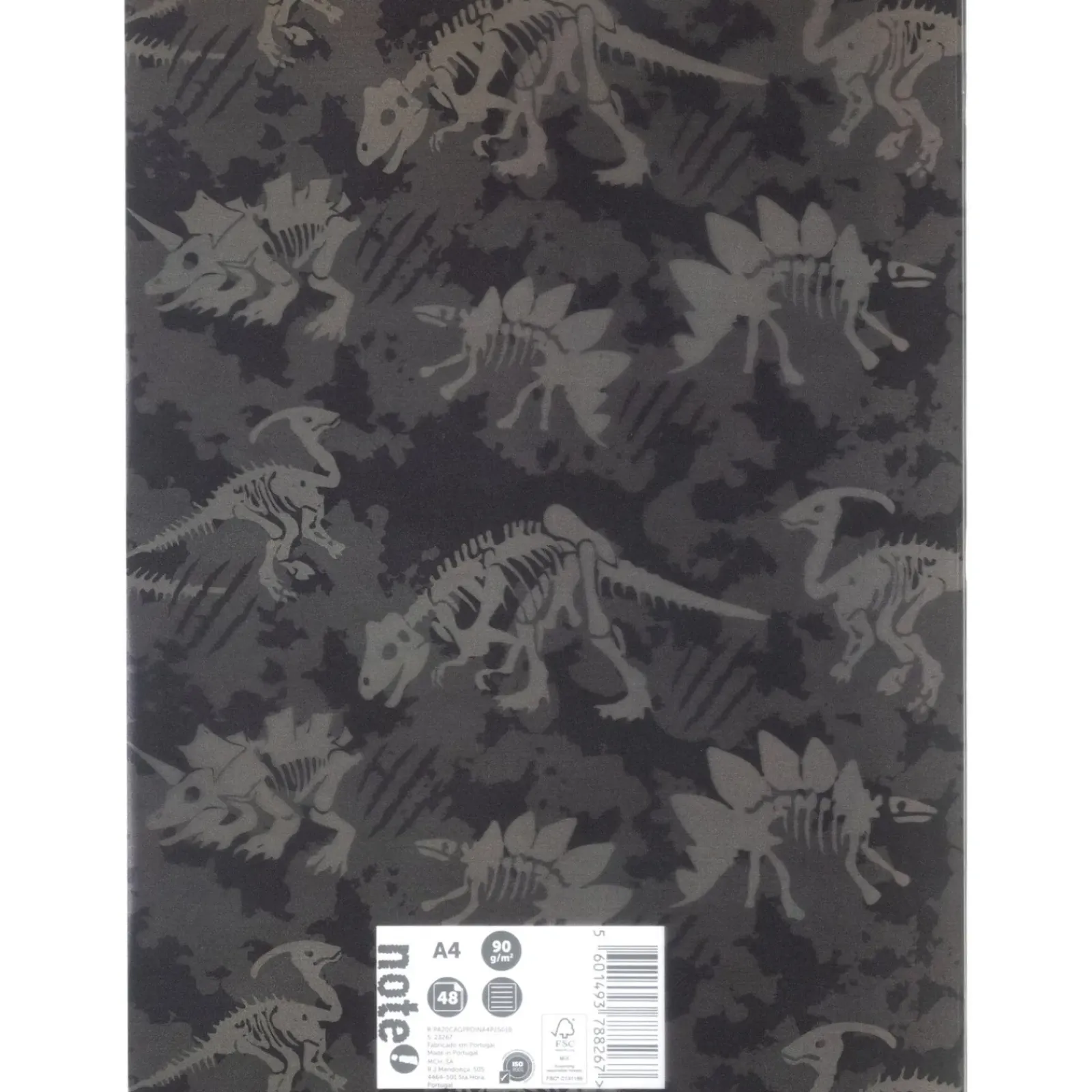 Note! Cadernos E Recargas > Caderno Agrafado A4 Flex Pautado 48 Folhas 90G T-Rex
