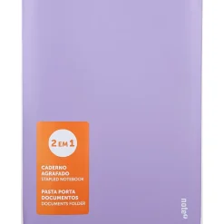 Note! Cadernos E Recargas > Caderno Agrafado A4 48 Folhas 2Em1 Pastel
