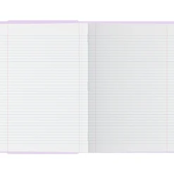 Note! Caderno Agrafado A4 48 Folhas Pautado 2Em1 Pastel