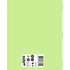 Note! Caderno Agrafado A4 48 Folhas Pautado 2Em1 Pastel