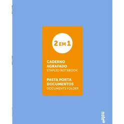 Note! Cadernos E Recargas > Caderno Agrafado A4 48 Folhas Pautado 2Em1