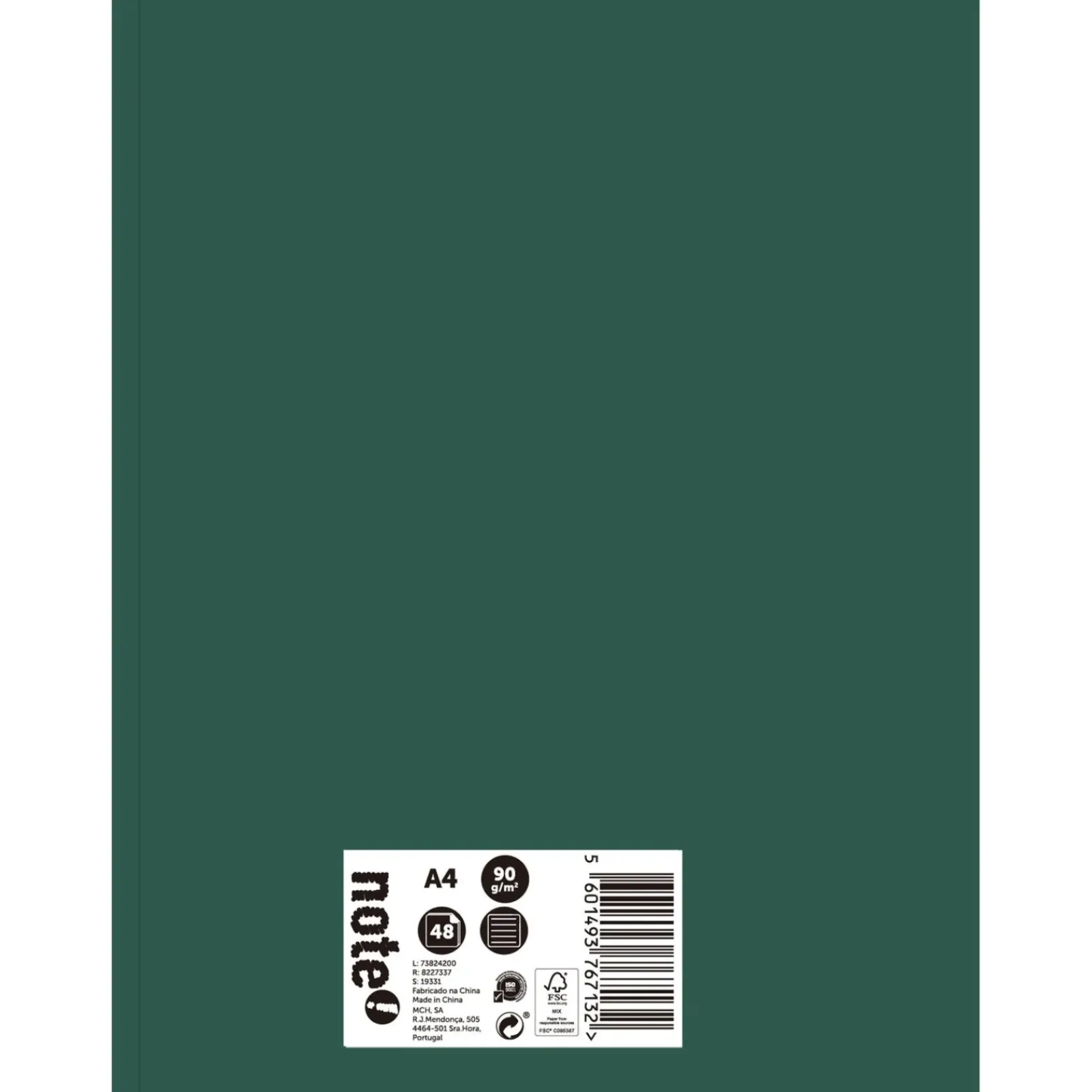 Note! Cadernos E Recargas > Caderno Agrafado A4 48 Folhas Pautado 2Em1
