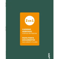Note! Cadernos E Recargas > Caderno Agrafado A4 48 Folhas Pautado 2Em1