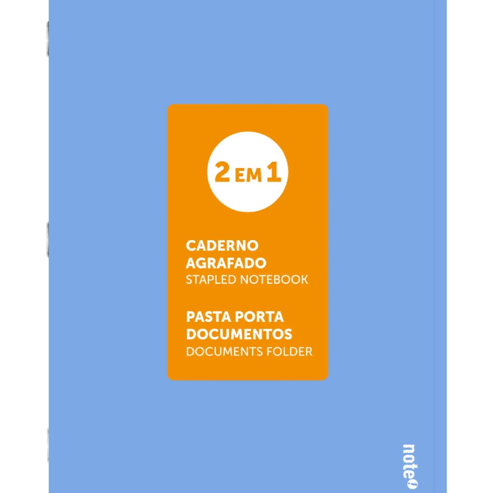 Note! Cadernos E Recargas > Caderno Agrafado A4 48 Folhas Quadriculado 2Em1