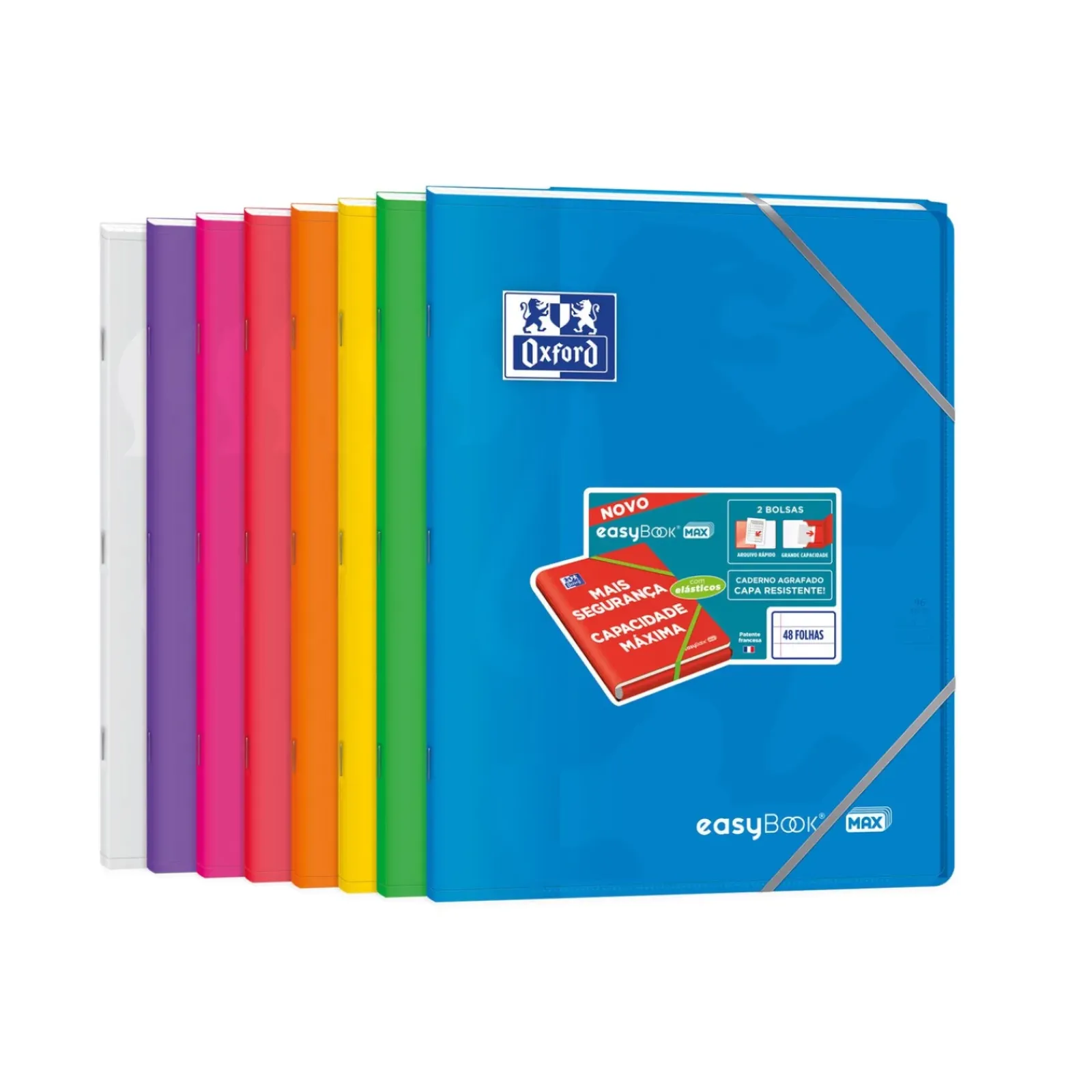 Oxford Papel De Impressão > Caderno Agrafado A4 Pautado Easybook Maxi