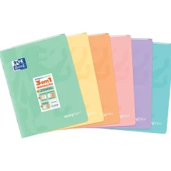 Oxford Cadernos E Recargas > Caderno Agrafado A4 Pautado Easybook 3 em 1 Pastel