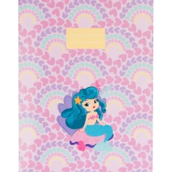 Note! Caderno Agrafado A4 Pautado 40 Folhas 60G Com cartaão Mermaid