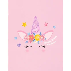 Note! Cadernos E Recargas > Caderno Agrafado A5 Pautado 40 Folhas 60G Unicorn