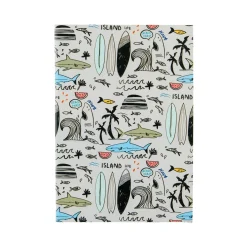 Note! Cadernos E Recargas > Caderno Agrafado A4 Preto 40 Folhas 60G Beach/Retro