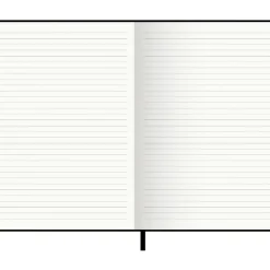 Best Note! Caderno Agrafado B5 Capa dura com Elástico Pautado Preto