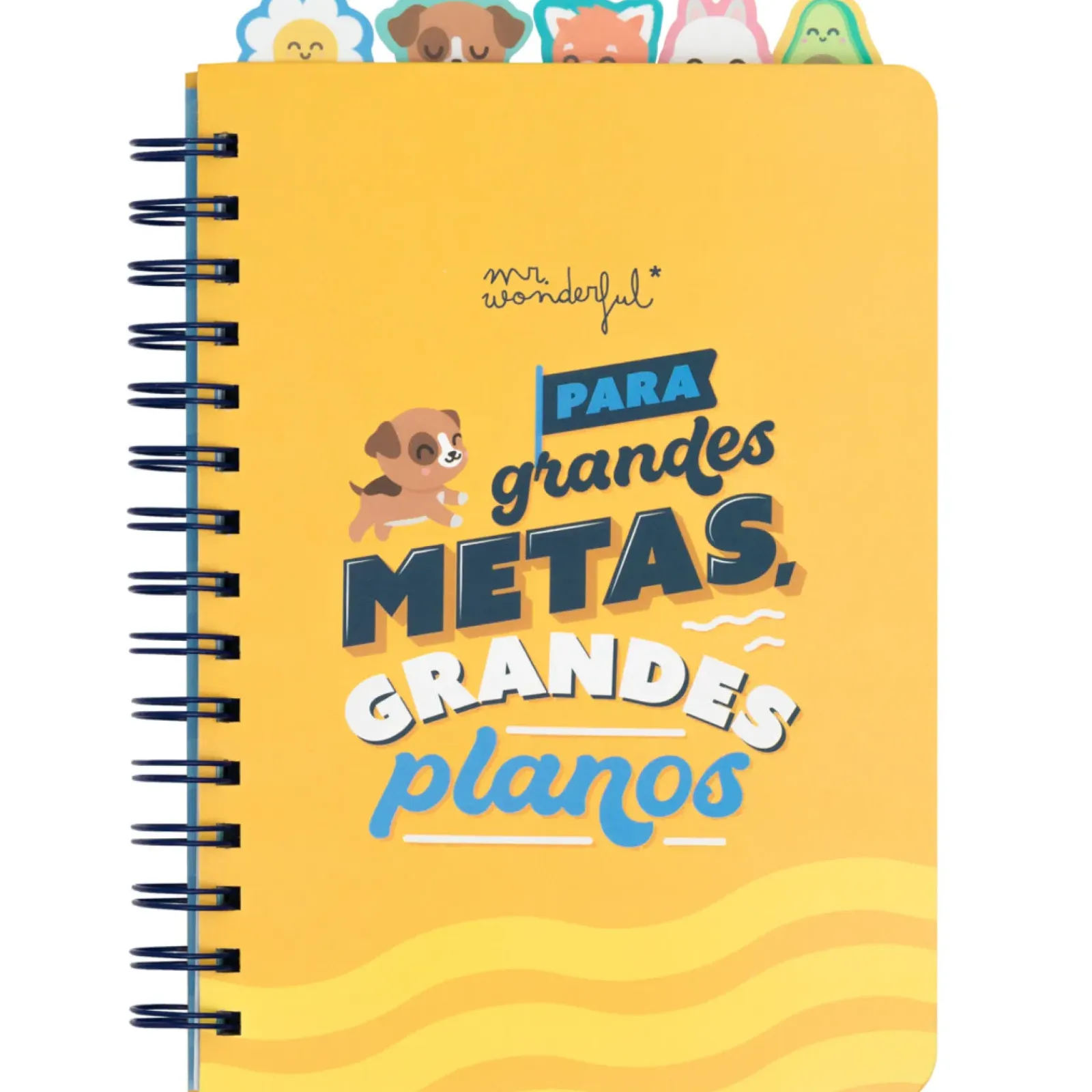 Mr. Wonderful Cadernos E Blocos > Caderno A5 - Para Grandes Metas