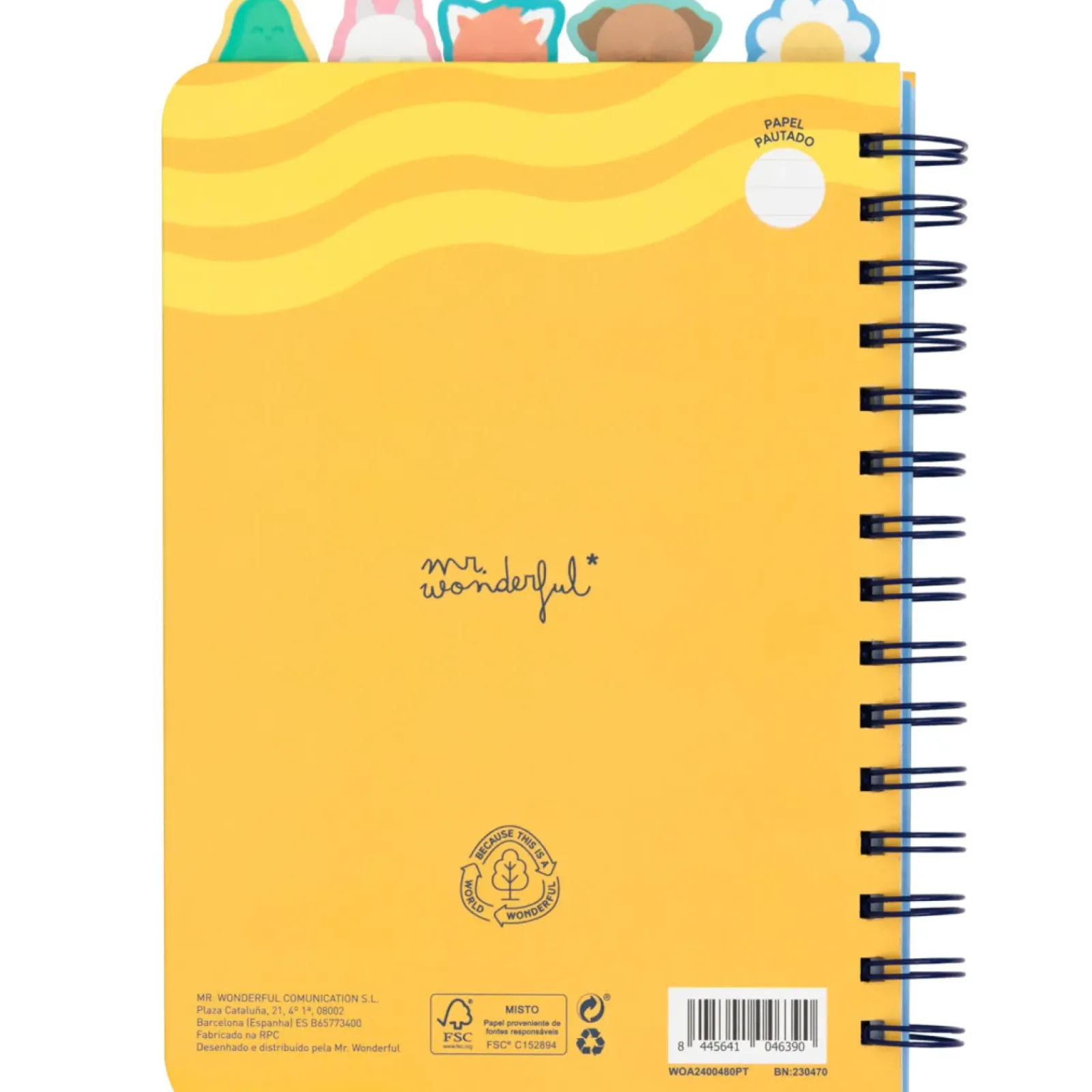 Mr. Wonderful Cadernos E Blocos > Caderno A5 - Para Grandes Metas