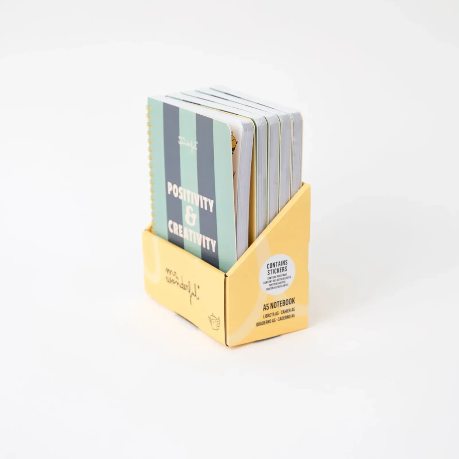 Mr Wonderfull Cadernos E Blocos > Caderno A5 - Positivity & Creativity