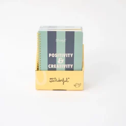 Mr Wonderfull Cadernos E Blocos > Caderno A5 - Positivity & Creativity